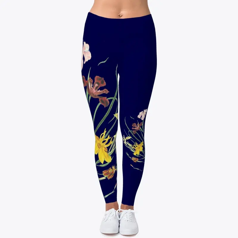 Flower Design Workout Legging